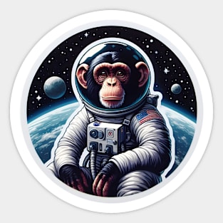 Space Monkey Sticker